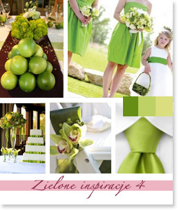 Zielone inspiracje ślubne